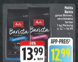 Edeka Melitta barista classic espresso Angebot