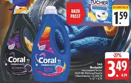 Edeka Coral schwarz waschmittel Angebot