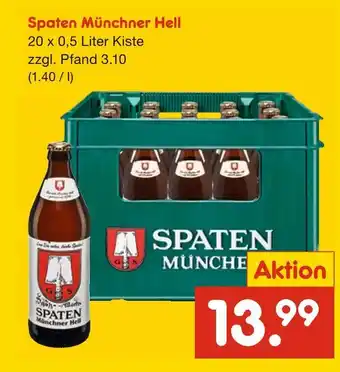 Netto Marken-Discount Spaten münchner hell Angebot