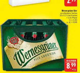 Marktkauf Wernesgrüner bier Angebot