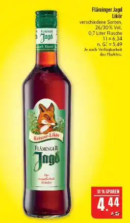 Marktkauf Fläminger jagd likör Angebot