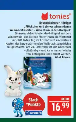 Marktkauf Tonies adventskalender-hörfigur flöckchen und die verschwundenen weihnachtslichter Angebot