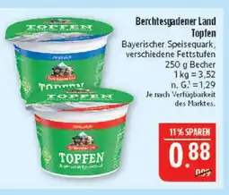 Marktkauf Berchtesgadener land topfen Angebot