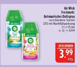 Marktkauf Air wick freshmatic automatisches duftspray tag am meer Angebot