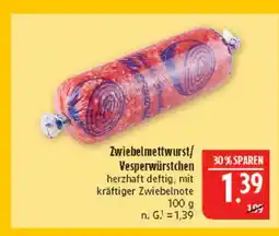 Marktkauf Zwiebelmettwurst/vesperwürstchen Angebot