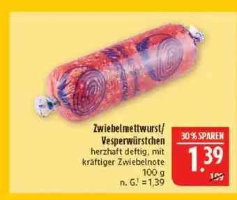 Marktkauf Zwiebelmettwurst/vesperwürstchen Angebot