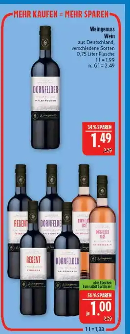 Marktkauf Weingenuss wein Angebot