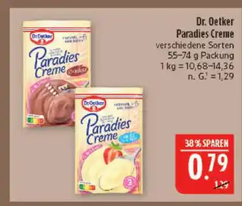 Marktkauf Dr. oetker paradies creme Angebot