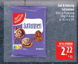 Marktkauf Gut & günstig sultaninen Angebot