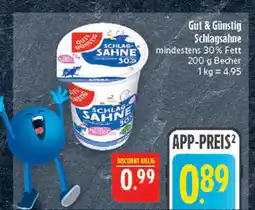 Marktkauf Gut & günstig schlagsahne Angebot
