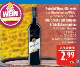 Marktkauf Rotwild rotwild wein, glühwein Angebot