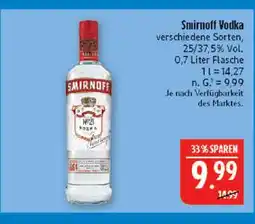 Marktkauf Smirnoff vodka Angebot