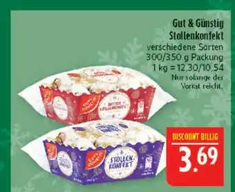 Marktkauf Gut & günstig stollenkonfekt Angebot