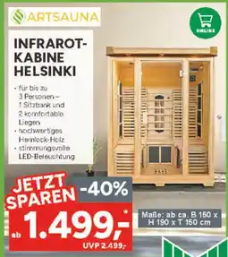 Marktkauf Artsauna infrarot-kabine helsinki Angebot