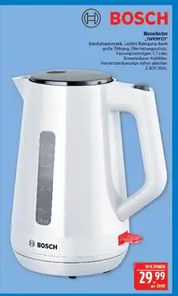 Marktkauf Bosch wasserkocher twk1m121 Angebot