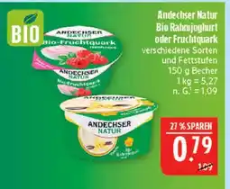 Marktkauf Andechser natur bio rahmjoghurt Angebot