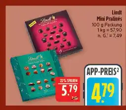 Marktkauf Lindt mini pralinés Angebot
