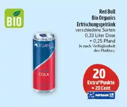 Marktkauf Red bull bio organics erfrischungsgetränk Angebot