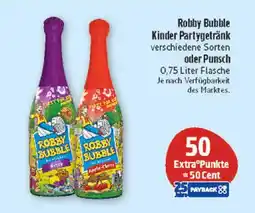 Marktkauf Robby bubble kinder partygetrönk oder punsch Angebot