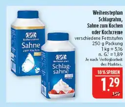Marktkauf Weihenstephan schlagrahm Angebot