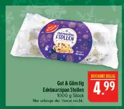 Marktkauf Gut & günstig edelmarzipan stollen Angebot
