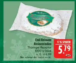 Marktkauf Emil reimann rosinenstollen Angebot