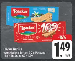 E-Center Loacker waffeln Angebot