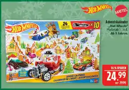 Marktkauf Mattel hot wheels adventskalender Angebot