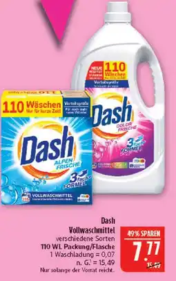 Marktkauf Dash vollwaschmittel Angebot