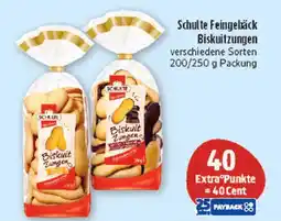 Marktkauf Schulte feingebäck biskuitzungen Angebot