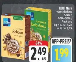 E-Center Kölln schoko hafer-müsli Angebot