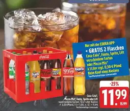 E-Center Coca-cola coca-cola, mezzo mix, fanta, sprite oder lift Angebot