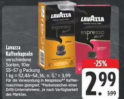 E-Center Lavazza kaffeekapseln Angebot