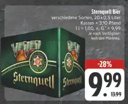 E-Center Sternquell bier Angebot