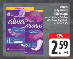 E-Center Always daily protect slippeinlagen Angebot