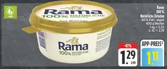 E-Center Rama 100% natürliche zutaten Angebot