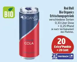 E-Center Red bull bio organics erfrischungsgetränk Angebot
