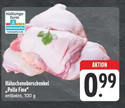 E-Center Hähnchenoberschenkel pollo fino Angebot