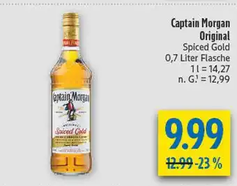 diska Captain morgan original spiced gold Angebot