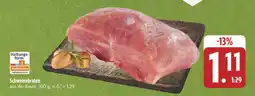 E-Center Schweinebraten Angebot
