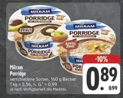 E-Center Milram porridge Angebot