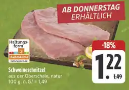 E-Center Schweineschnitzel Angebot