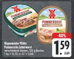 E-Center Rügenwalder mühle pommersche leberwurst Angebot