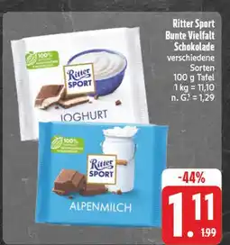 E-Center Ritter sport joghurt Angebot