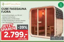 Marktkauf Artsauna cube fasssauna fjora Angebot