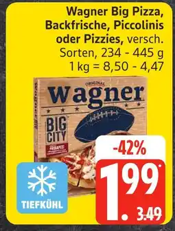 Edeka Wagner big pizza Angebot