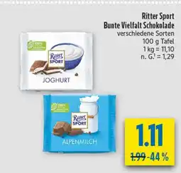diska Ritter sport joghurt Angebot