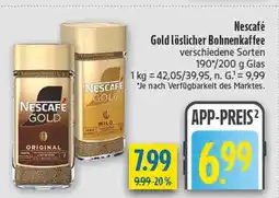 diska Nescafé gold löslicher bohnenkaffee original Angebot