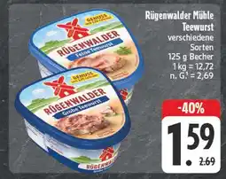 E-Center Rügenwalder mühle teewurst Angebot