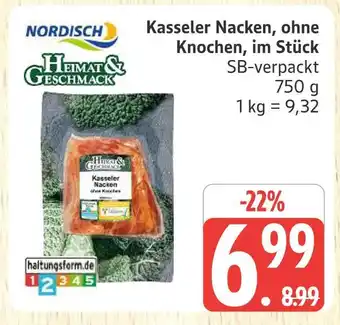 Marktkauf Nordisch kasseler nacken, ohne knochen, im stück Angebot